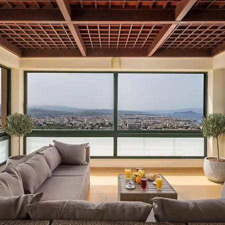 View - Heated Pool & Gym - Majestic Views - 5 Min Drive From Center * Χανιά